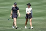 Charley Hull and Lydia Ko at the Ford Championship 2025 (via Getty)